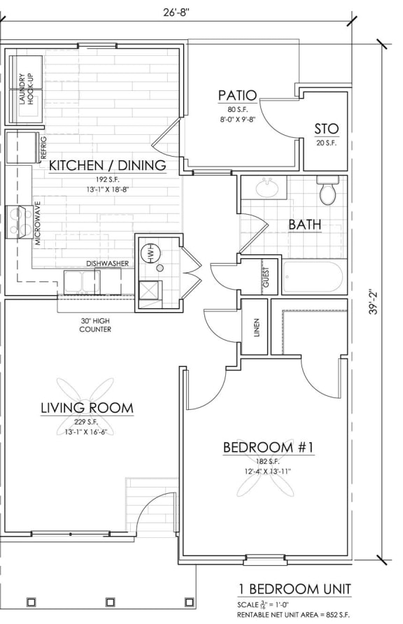 Floor Plans of Saluda Commons in Saluda, SC
